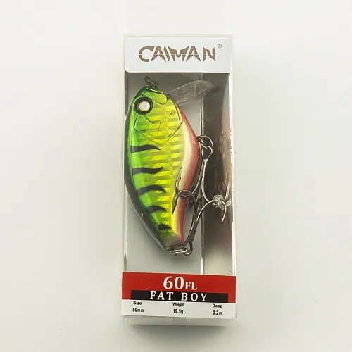 Воблер Caiman Fat Boy 60F 19,5g 0,2м цвет СМ538