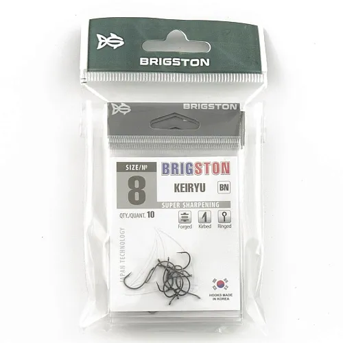 Крючок Brigston Keiryu BN № 8 ( уп. 10 шт.)