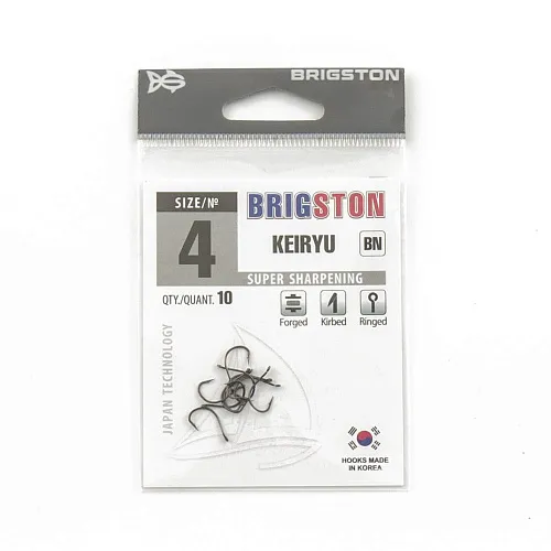 Крючок Brigston Keiryu BN № 4 ( уп. 10 шт.)