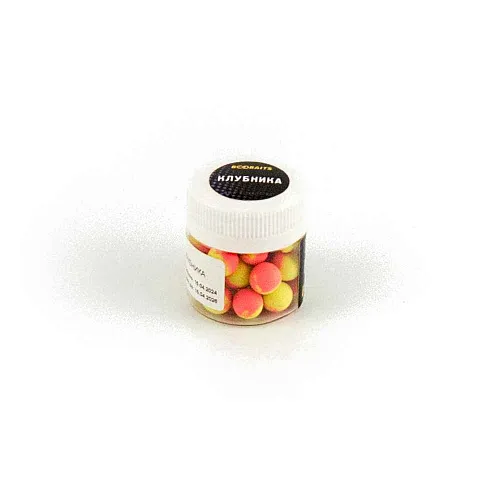 Бойлы Pop up BOO Baits 10мм Клубника 10гр банка