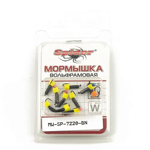 Мормышка вольфрамовая Spider Рижский столбик с ушком 2 мм 0,30 гр BN