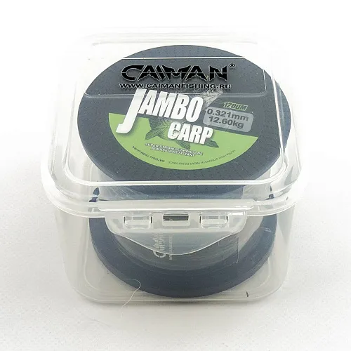 Леска Caiman Jambo 1200м 0,321мм салатово-черная