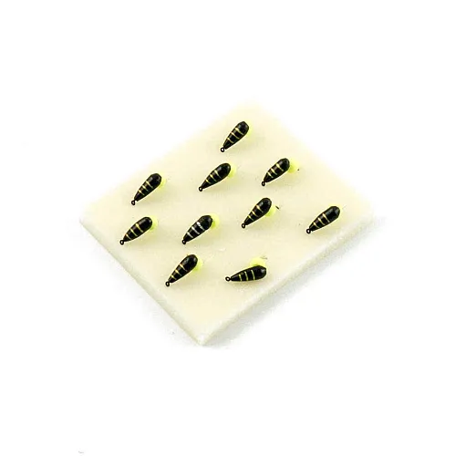 Мормышка вольфрамовая Мастив Хрень 3,5 черный, ядреный глаз 0,9гр (зеленый)