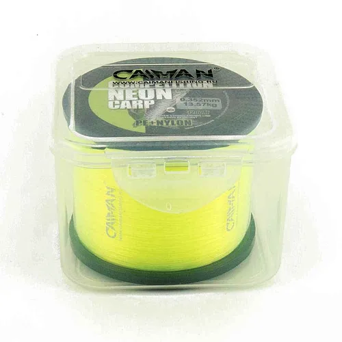 Леска Caiman Competition Neon Carp 1200м green 0,35мм
