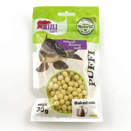 Воздушное пенотесто PUFFI Grizzly baits (Молоко топленое)