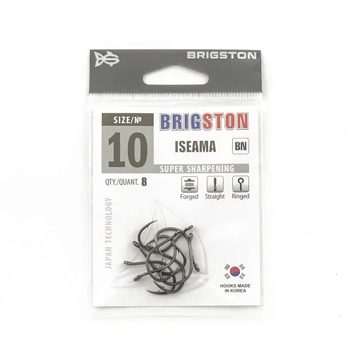 Крючок Brigston Iseama BN №10 ( уп. 8 шт.)