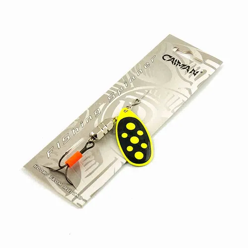 Блесна вращающаяся Caiman Round light 16гр #5 цвет CA26 (5шт в упак.)