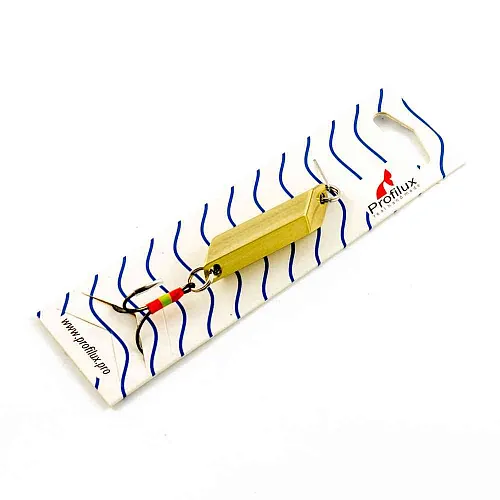 Блесна Profilux шестигранка Ш5 5см 40гр цвет 02 латунь