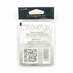 Крючки Caiman Offset Shank №1/0 40801