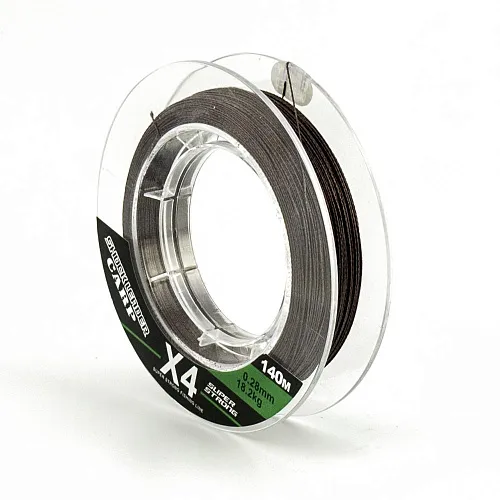 Шнур Caiman Shock Leader Carp 4Х (Brown) 140 м 0,28 