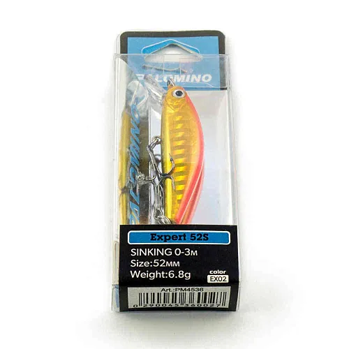 Воблер Palomino Expert 52мм 6,8гр sinking 0-3м цвет 2
