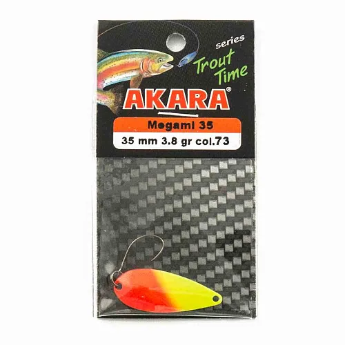 Блесна форелевая колеб. AKARA trout time Megami 35мм 3,8гр цвет 73