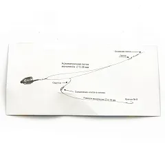 Снасть асимметричная петля Сталкер 70гр РБ