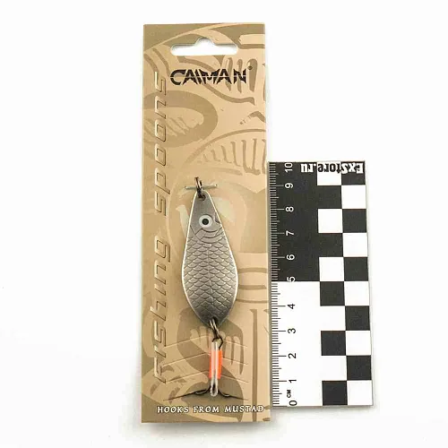 Блесна колеблющаяся Caiman Atom 10гр 5см цвет CN06 (5шт в упак.)