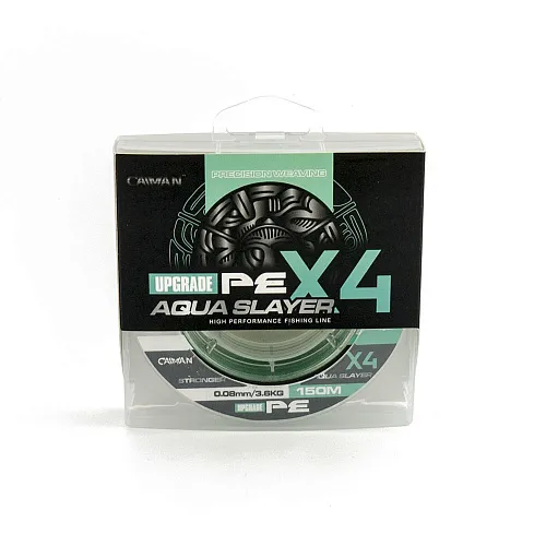 Шнур Caiman 4X PE Aqua Slayer 150m 0,08мм