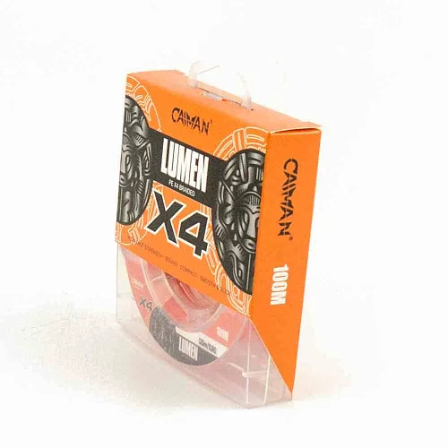 Шнур Caiman Lumen 100м 0,20мм оранжевый