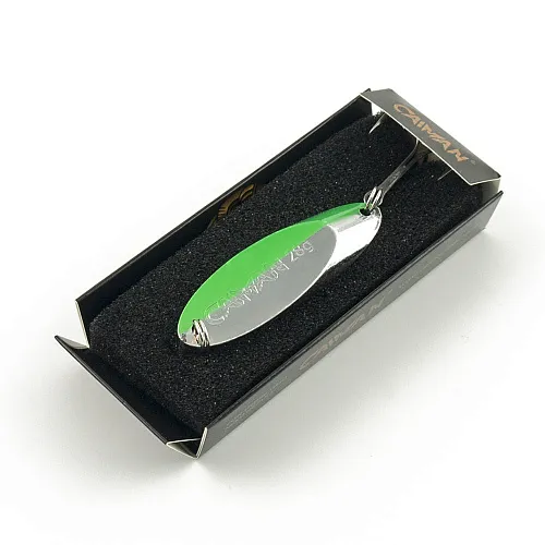 Блесна кастмастер Caiman (медь) (28 гр.) цв. 332 серебро/зел 214835