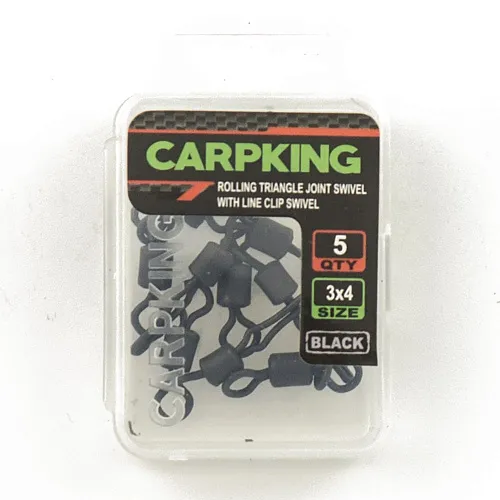 Вертлюг двойной с клипсой Carpking CK9215-0304 #3X4 (5шт в упак)