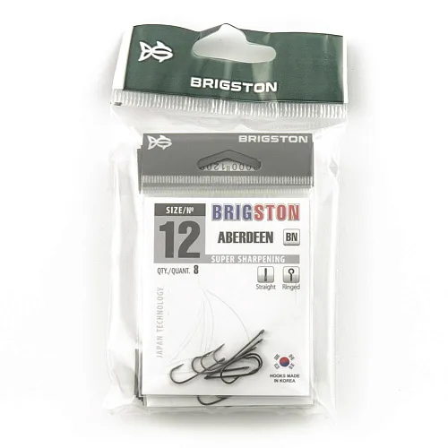 Крючок Brigston Aberdeen BN №12 ( уп. 8 шт.)