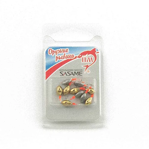 Мормышка Пирс мастер "Зубок" 0.5г крючок Sasame 101-Л МП