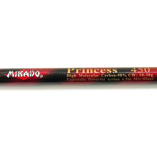 Удилище стеклопластиковое маховое 4,5 м 10-40g