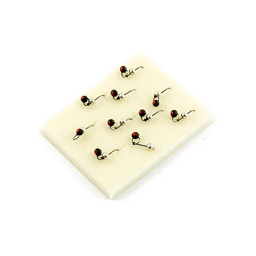 Мормышка вольфрамовая Мастив Дробь-подвеска 3 черный с глазком, латунный шарик 0,45гр (серебро)