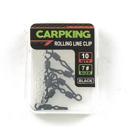 Вертлюг с зажимной клипсой Carpking CK9259-07 #7 (10шт в упак)