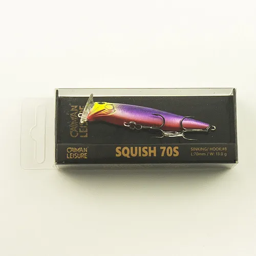 Воблер Caiman Squish 70S 13g sinking цвет СA04