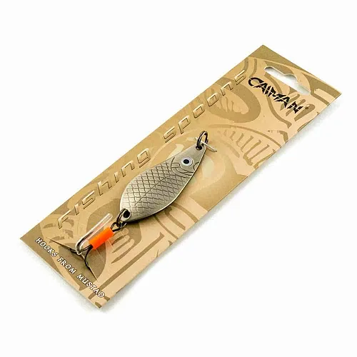 Блесна колеблющаяся Caiman Atom 10гр 5см цвет CN06 (5шт в упак.)