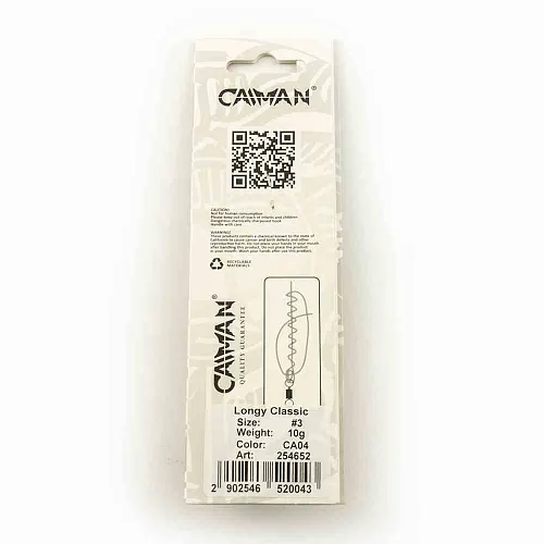 Блесна вращающаяся Caiman Longy classic 10гр #3 цвет CA04 (5шт в упак.)