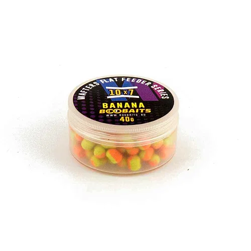 Бойлы BOO Baits Wafters 10x7мм Банан 40гр банка