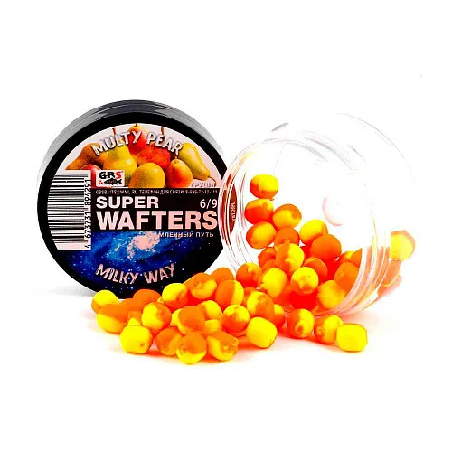 Бойлы нейтральной плавучести (Wafters) GBS Мульти груша-милки вэй 10х13мм