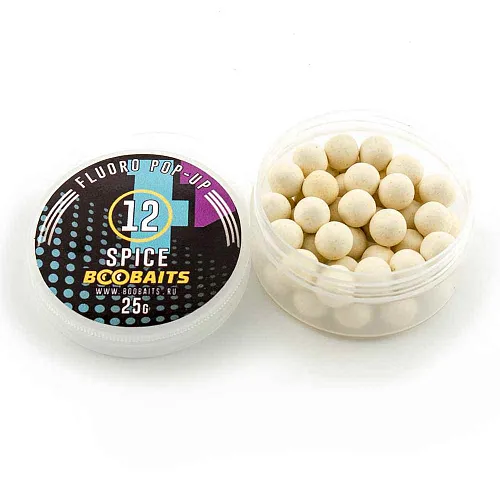 Бойлы Pop up BOO Baits 12мм Специи 25гр банка