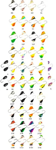 Мормышка вольфрамовая Spider капля с ушком 2,0 мм 0,17 гр Cu