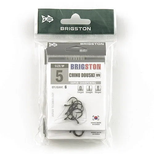 Крючок Brigston Chinu Douski BN № 5 ( уп. 6 шт.)
