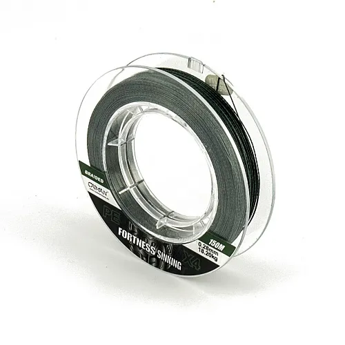 Шнур Caiman Fortness sinking 4PE 0,28 мм 150 м Dark Green 215523