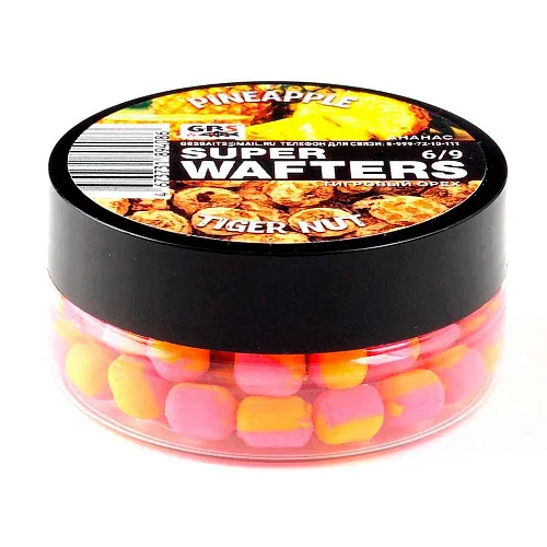 Бойлы нейтральной плавучести (Wafters) GBS Ананас Тигровый орех 6х9мм