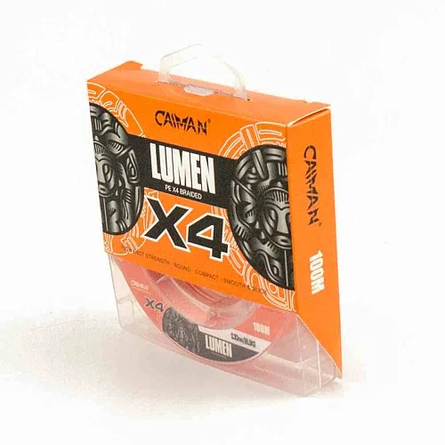 Шнур Caiman Lumen 100м 0,30мм оранжевый