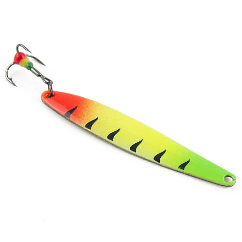 Блесна зимняя Profilux Премиум Судачья 11гр цв. 12 "Регги" горизонтальная