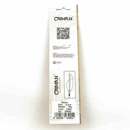 Блесна колеблющаяся Caiman Gnom 38гр 8,3см цвет CN05 (5шт в упак.)