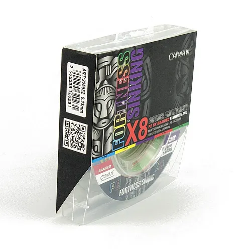 Шнур Caiman Fortness sinking 8PE 0,23 мм 150 м Multicolor 225532