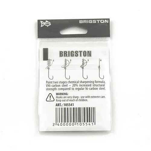 Крючок Brigston KH-9115 Ni №6 ( уп. 10 шт.)