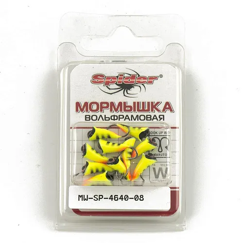 Мормышка вольфрамовая Spider Банан Fox с ушком 4 мм 0,80гр 08