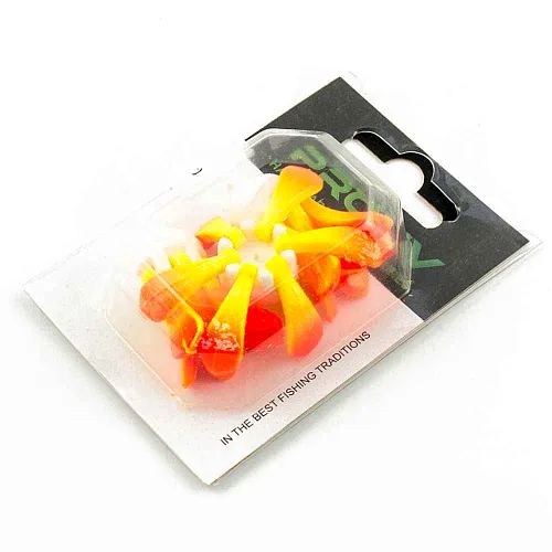 Поплавок зимний Proliv "Ромашка" 6 лепестков 1,4 гр (желт-оранжевый) отгрузка 2-2,5 гр (3 шт. в уп)