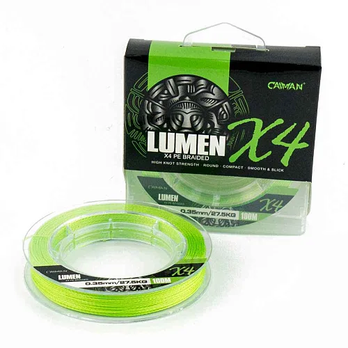 Шнур Caiman Lumen 100м 0,35мм зеленый