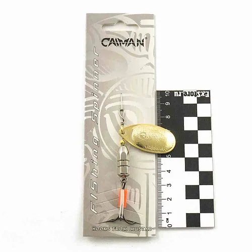 Блесна вращающаяся Caiman Round light 10гр #4 цвет CA03 (5шт в упак.)