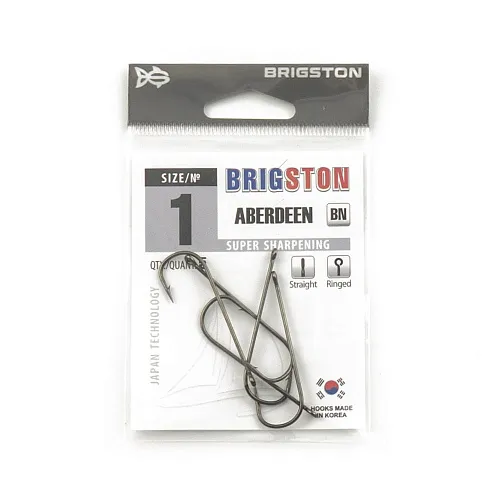 Крючок Brigston Aberdeen BN № 1 ( уп. 5 шт.)