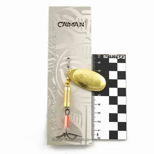 Блесна вращающаяся Caiman Round Classic 12гр #5 цвет CA03 (5шт в упак.)