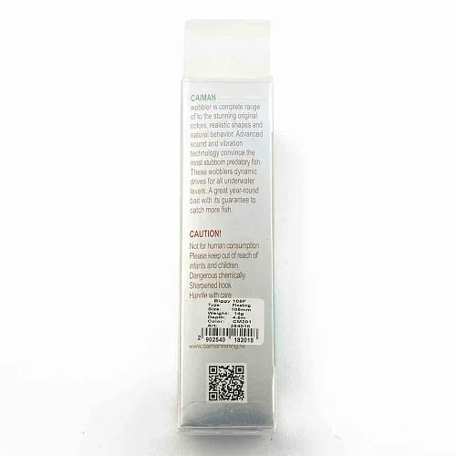 Воблер Caiman Biggy 105F 14g 4,5м цвет СМ201