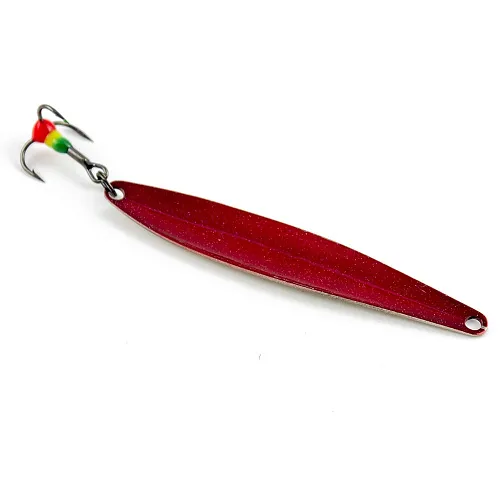 Блесна зимняя Profilux Премиум Судачья 11гр цв. 01 серебро чешуя вишня